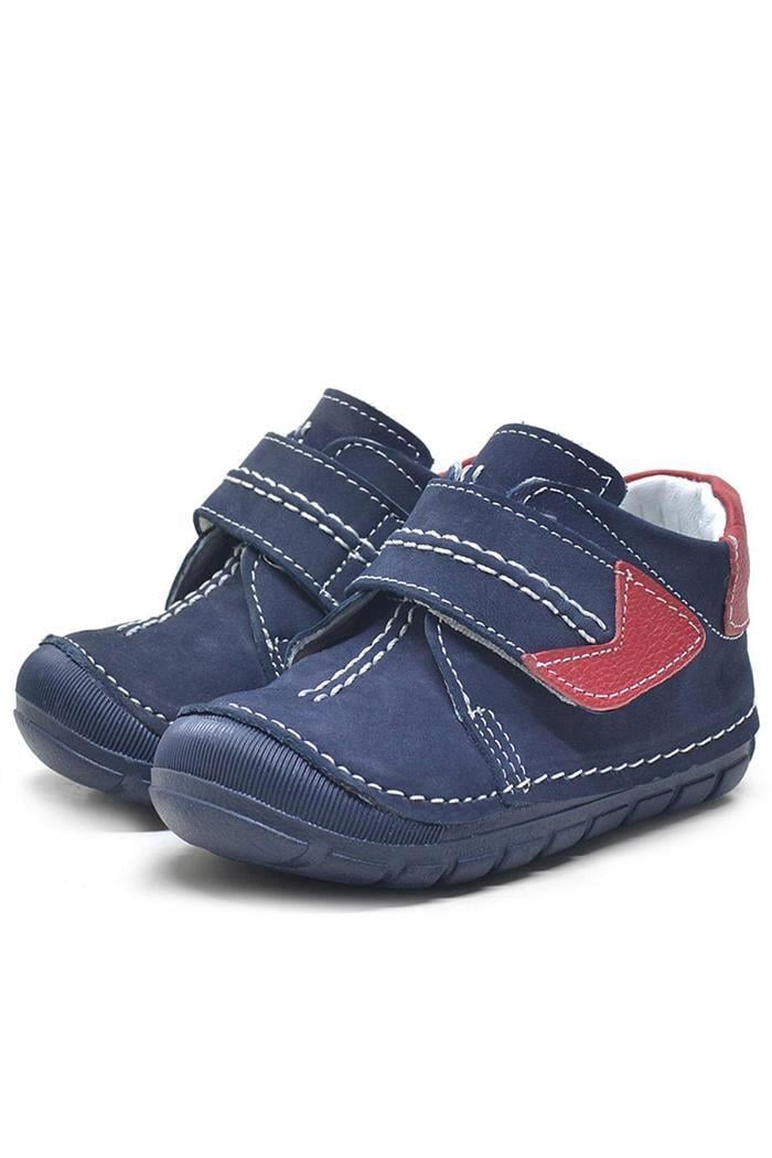 Rakerplus Popeye Hakiki Deri Lacivert İlk Adım Unisex Bebek Ayakkabısı