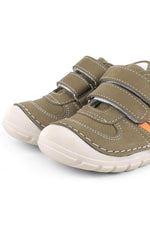 Rakerplus Grizzy Hakiki Deri Haki İlk Adım Unisex Bebek Ayakkabısı