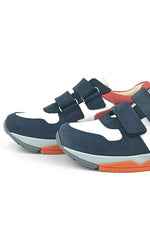 Rakerplus Hakiki Deri Lacivert Çocuk Sneakers Spor Ayakkabı