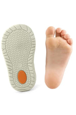 Rakerplus Schaggy Hakiki Deri Beyaz Cırtlı Bebek Spor Ayakkabı