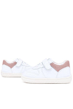 Rakerplus Bob Beyaz Nubuk Pudra Hakiki Deri Bebek Sneaker Ayakkabı