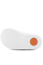 Rakerplus Bob Hakiki Deri Beyaz Barefoot Beyaz Tabanlı Cırtlı Bebek Sneaker Ayakkabı