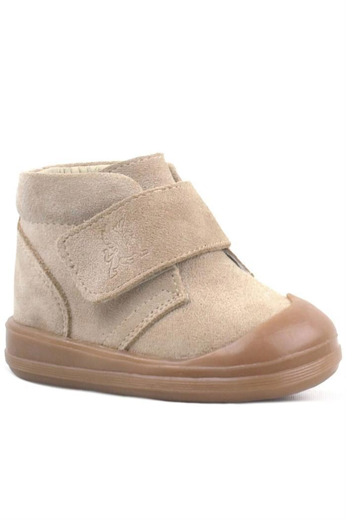 Rakerplus Yoohoo Hakiki Deri Vizon Cırtlı Unisex Bebek Bot