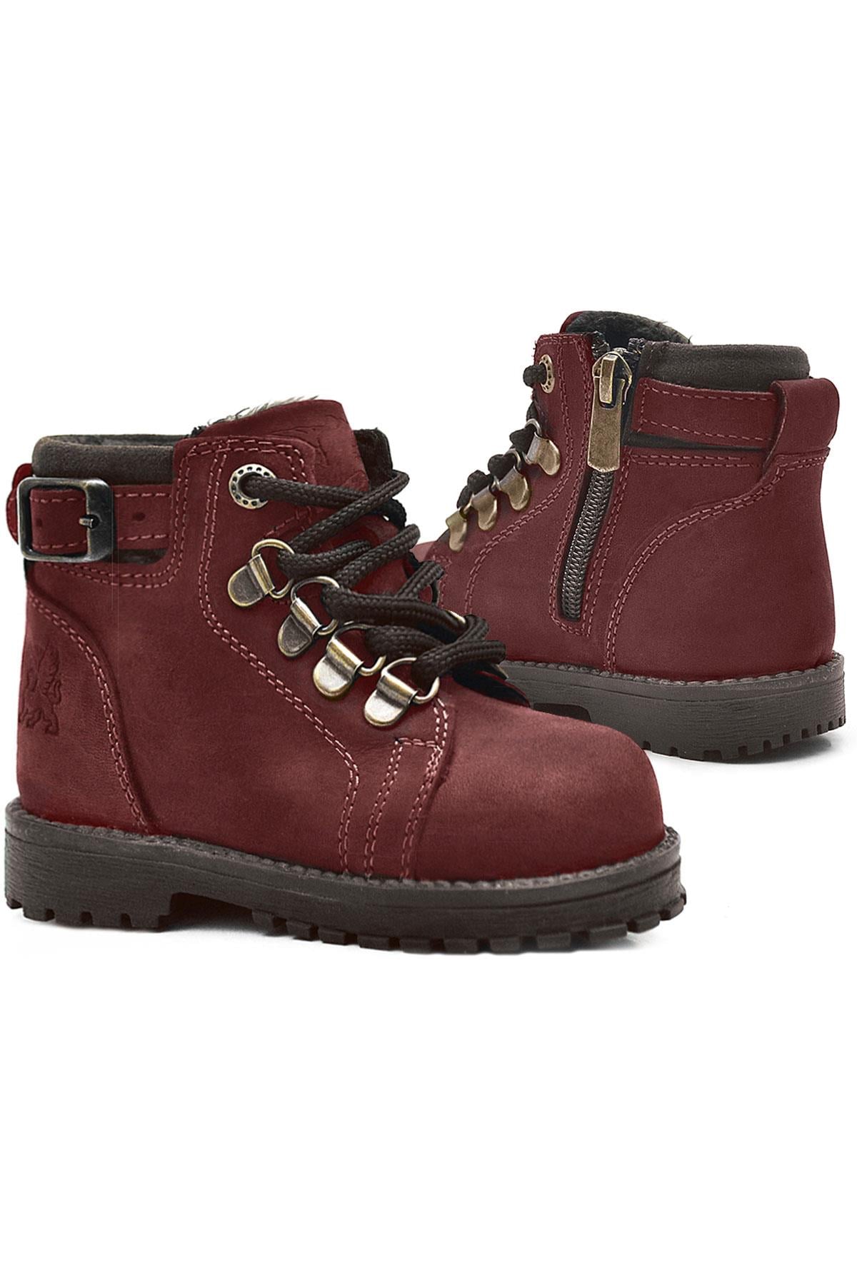Rakerplus Griffon Hakiki Deri Bordo Bebek Bot
