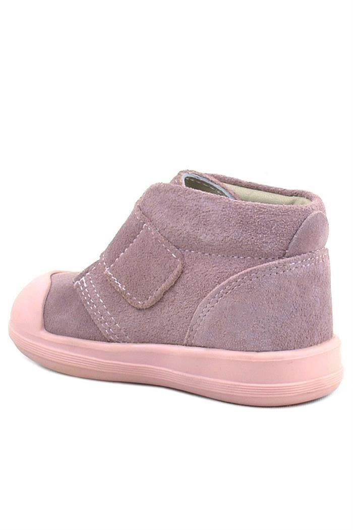Rakerplus Yoohoo Hakiki Deri Pembe Cırtlı Kız Bebek Bot