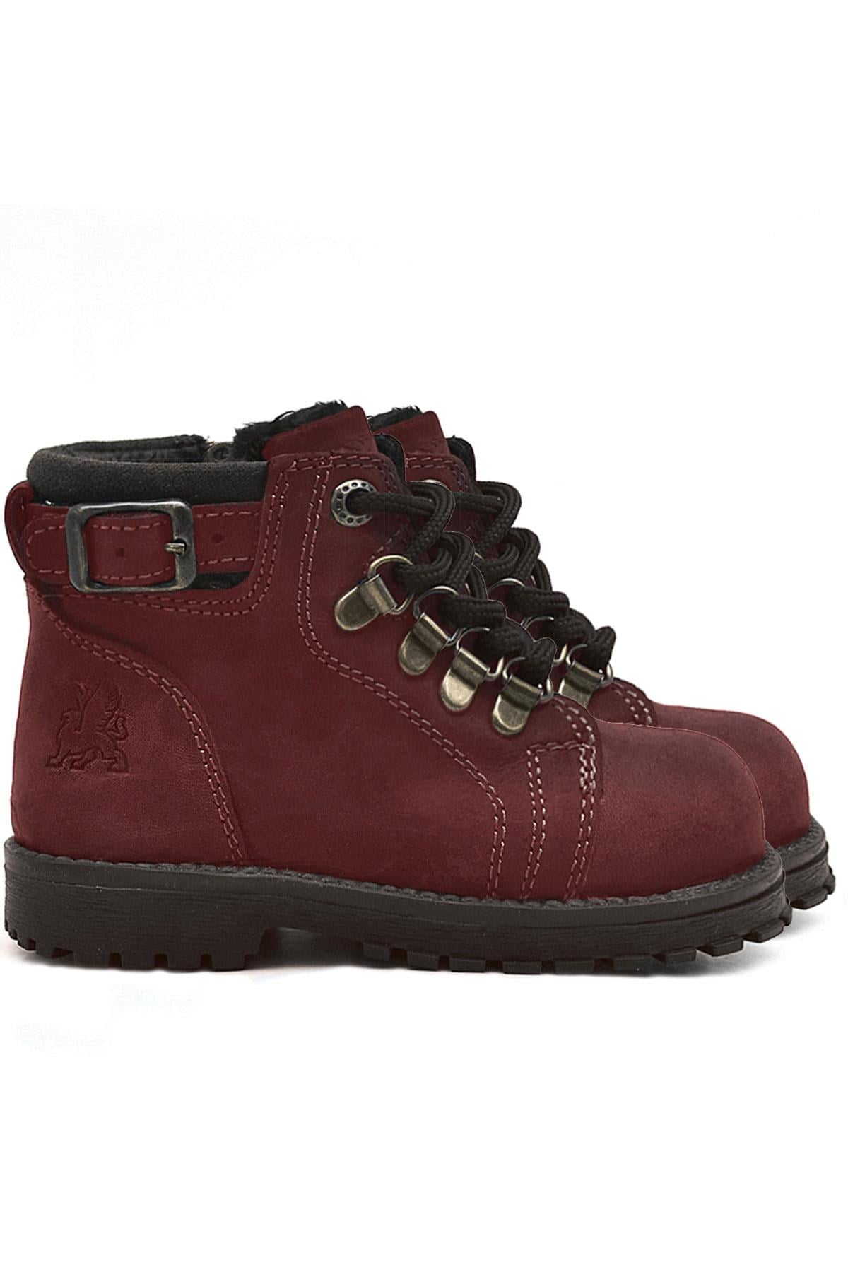 Rakerplus Griffon Hakiki Deri Bordo Bebek Bot