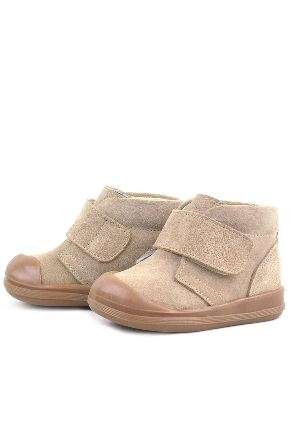 Rakerplus Yoohoo Hakiki Deri Vizon Cırtlı Unisex Bebek Bot