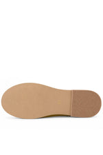 Rakerplus Hakiki Deri Parlak Bakır Tokalı Kız Çocuk T-Bar Babet Ayakkabı