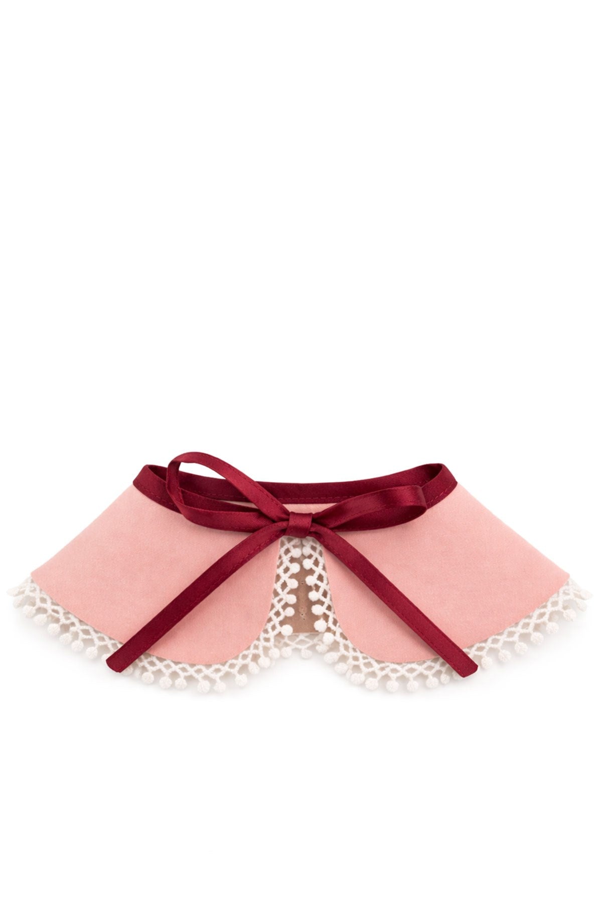 Rakerplus Vintage Tarz Kurdeleli Pembe Kız Çocuk Yakalık