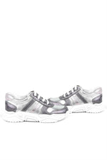 Rakerplus Hakiki Deri Platin Pembe Kalın Taban Kız Çocuk Sneakers Ayakkabı
