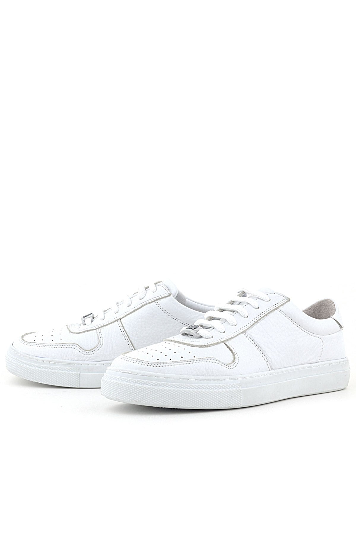 Rakerplus Hakiki Deri Beyaz Kız Çocuk Günlük Sneaker Ayakkabı