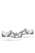 Rakerplus Hakiki Deri Platin Pembe Kalın Taban Kız Çocuk Sneakers Ayakkabı