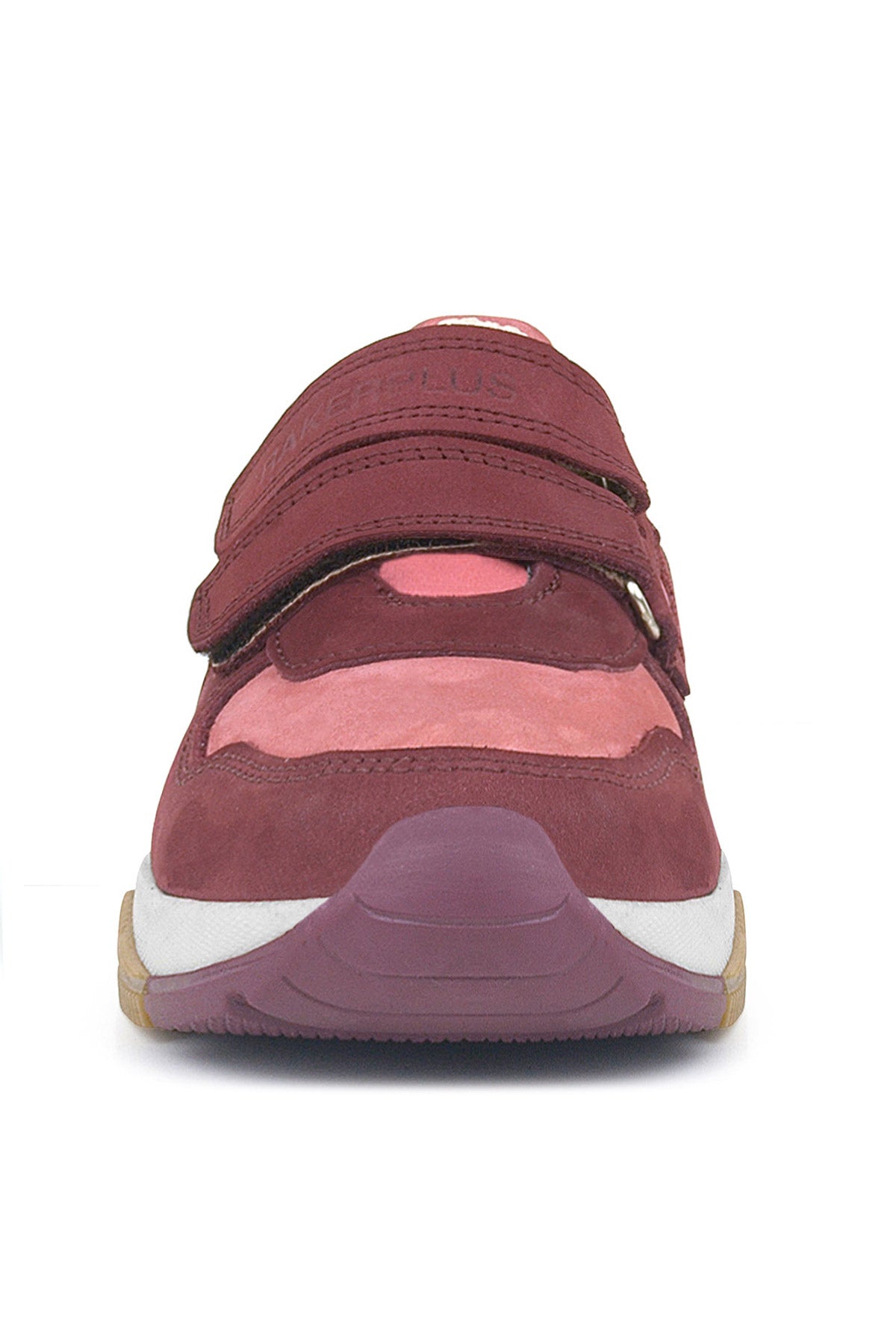 Rakerplus Hakiki Deri Bordo Pembe Kız Çocuk Sneakers Spor Ayakkabı