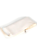 Rakerplus Krem 21x10 cm Fermuarlı Gabardin Kumaş Kalemlik