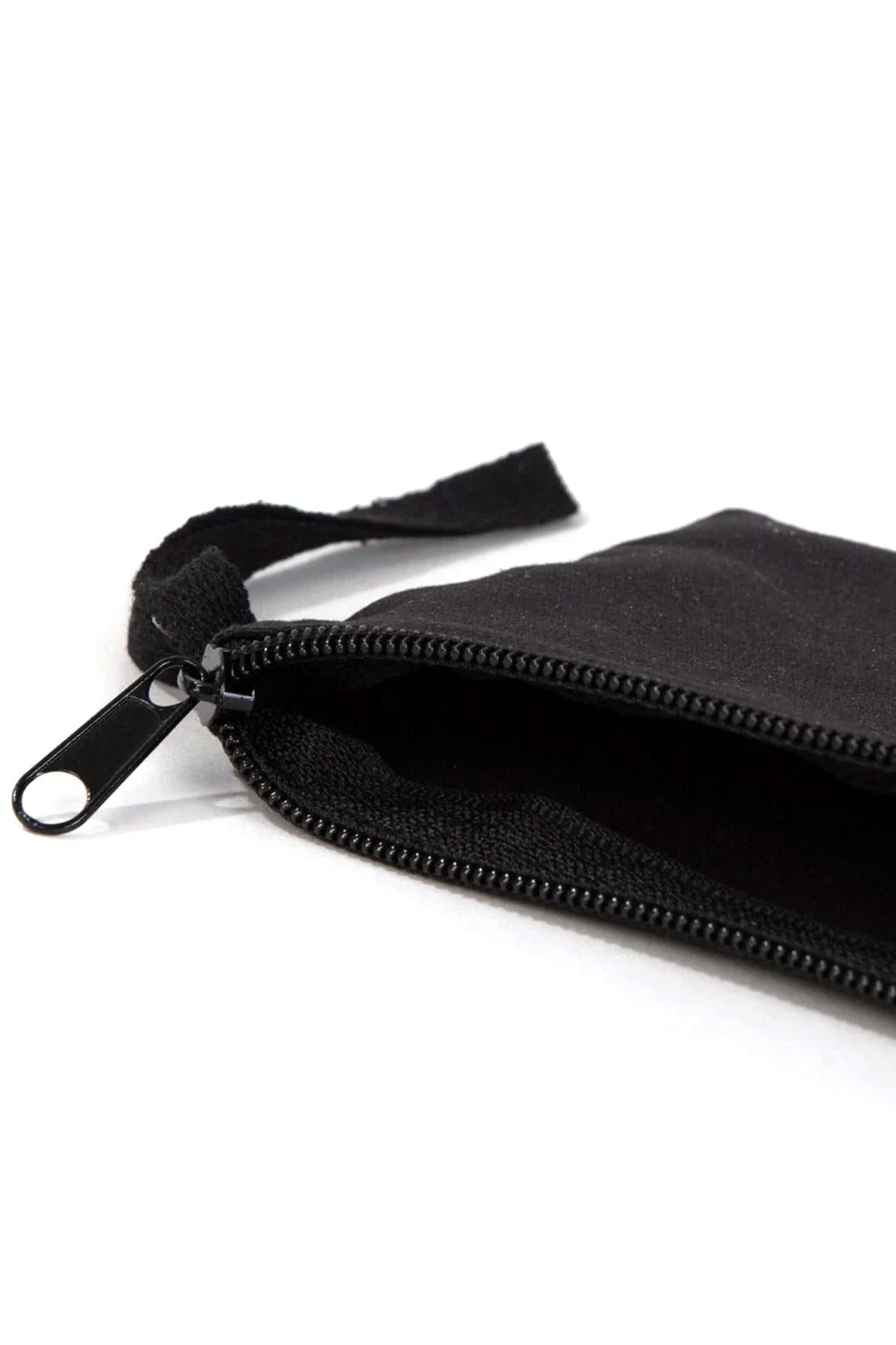 Rakerplus Siyah 21x10 cm Fermuarlı Gabardin Kumaş Kalemlik