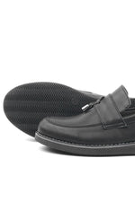 Rakerplus Siyah Mat Loafer Klasik Çocuk Ayakkabısı