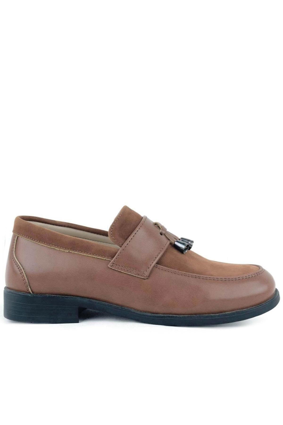 Rakerplus Taba Klasik Loafer Erkek Çocuk Ayakkabı