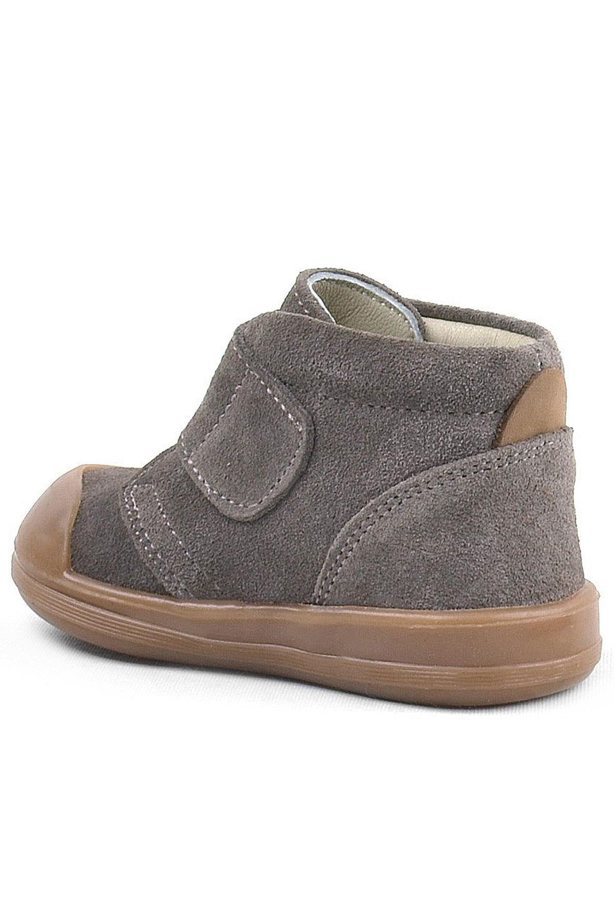 Rakerplus Yoohoo Hakiki Deri Kum Rengi Cırtlı Unisex Bebek Bot