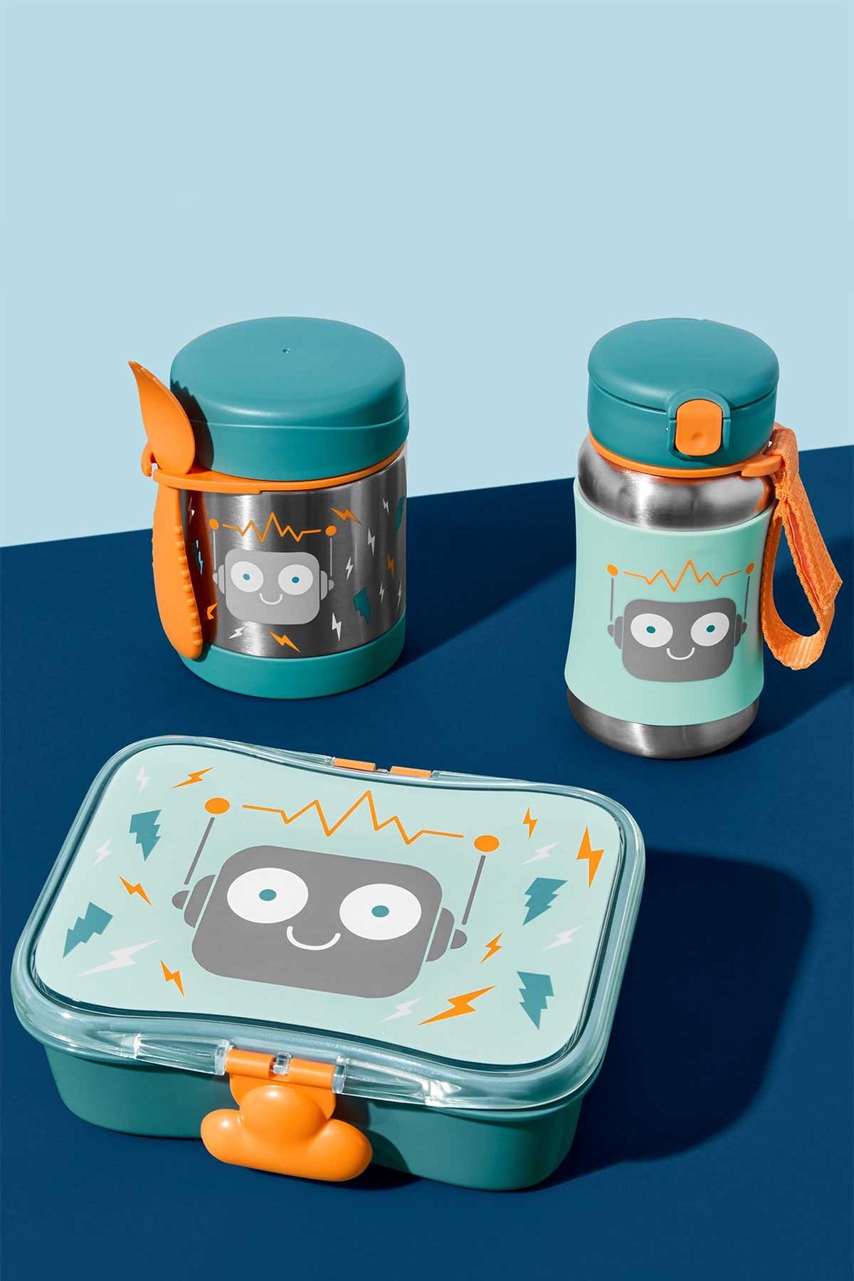 Skip Hop Zoo Paslanmaz Çelik Termos 325 ml Robot