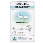 Sleepy Bio Natural Premium Plus Mega Gece Ped 30 Adet