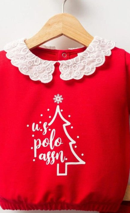 U.S. Polo Assn 2 li Takım USB2735 Kırmızı