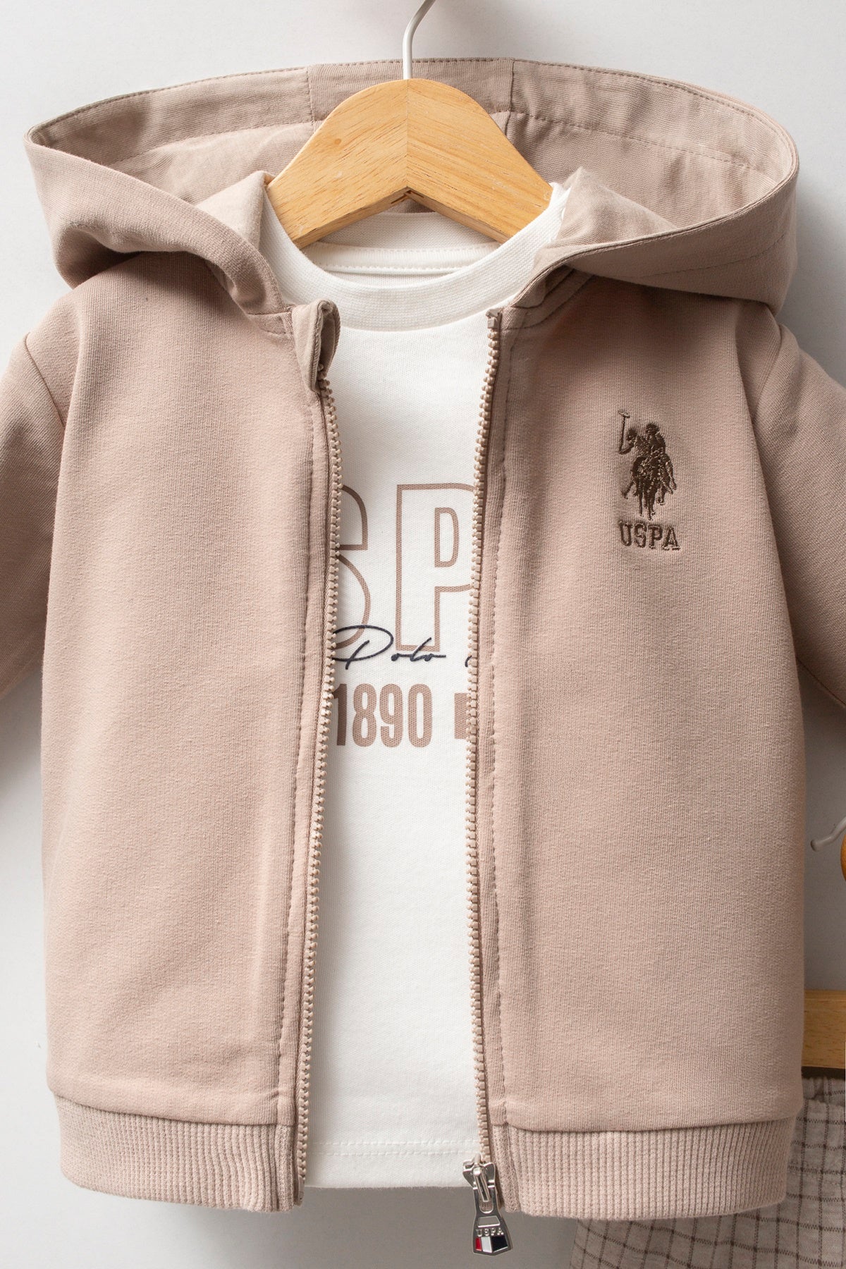 U.S. Polo Assn 3'lü Takım USB2579 Kum