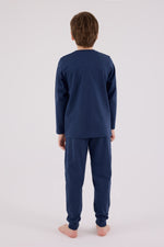 U.S. Polo Assn Uzun Kol Pijama Takım US2233-4 Koyu İndigo