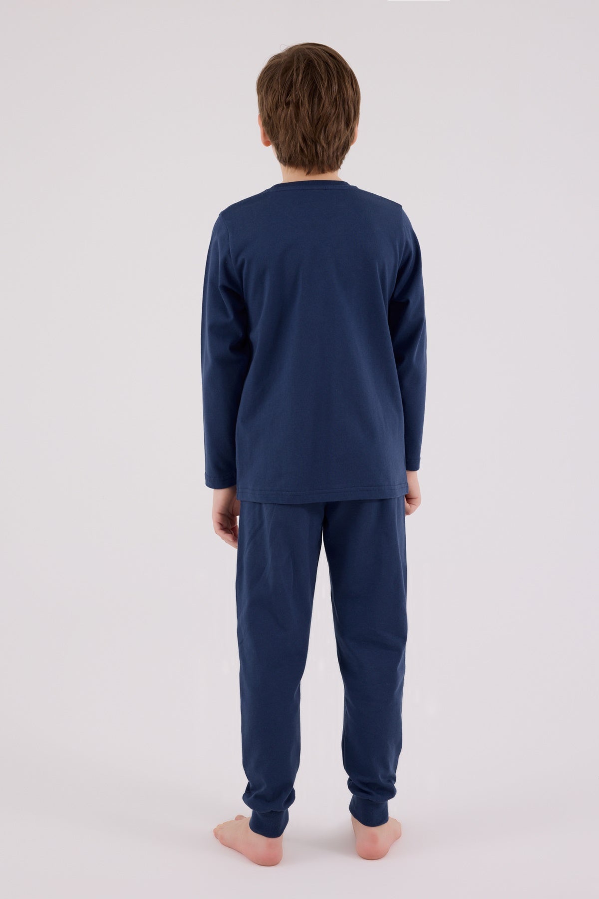 U.S. Polo Assn Uzun Kol Pijama Takım US2233-4 Koyu İndigo
