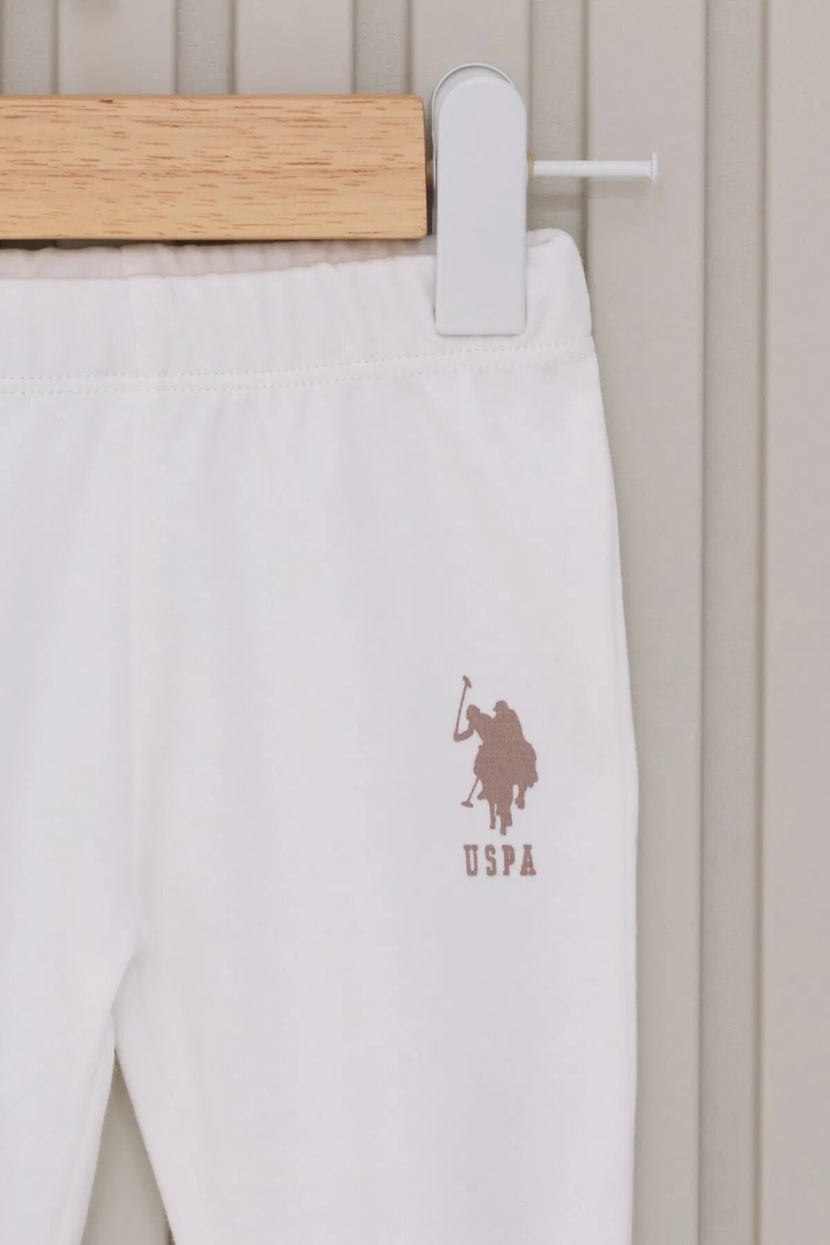 U.S Polo Bebek 3'Lü Takım USB2023 Krem
