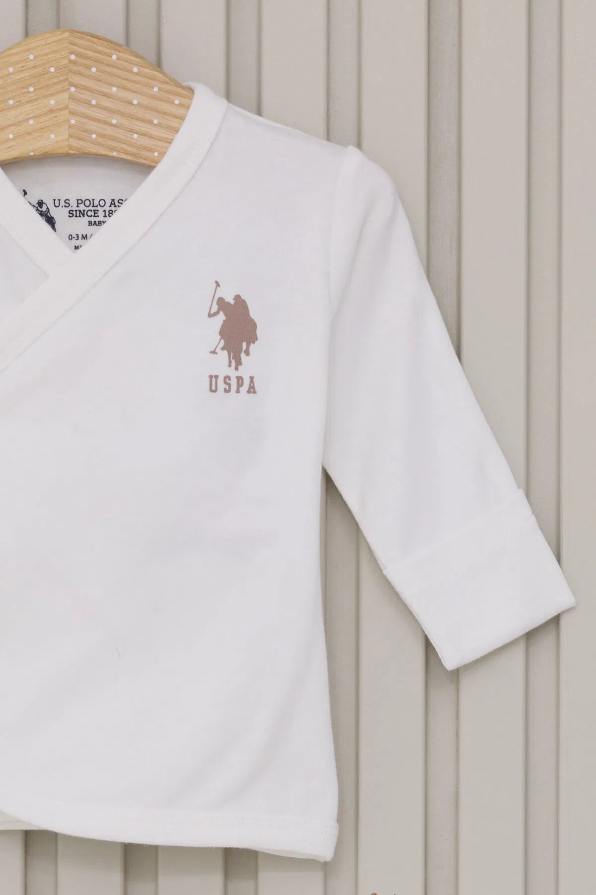 U.S Polo Bebek 5'Li Hatane Çıkış Seti USB2017 Krem