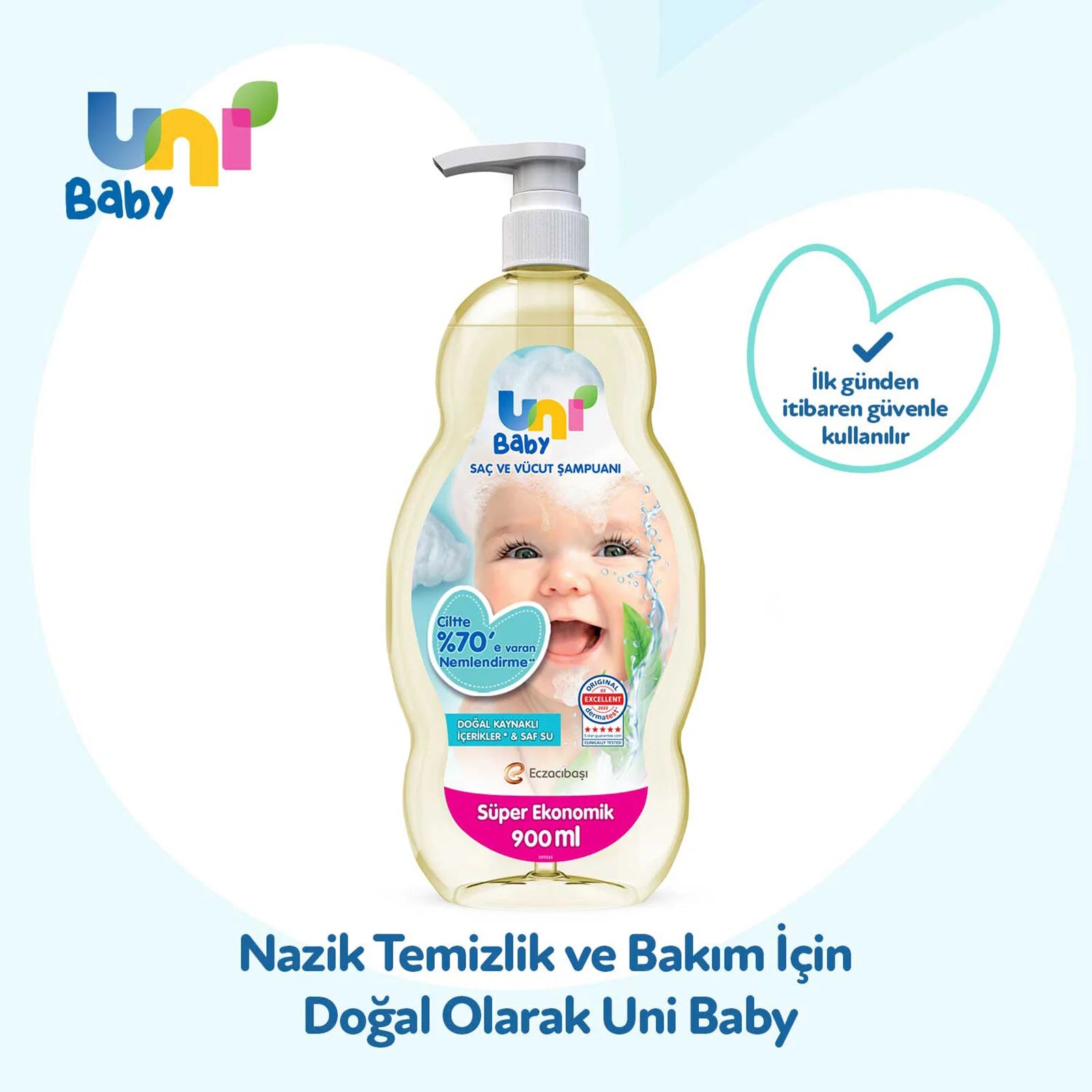 Uni Baby Bebek Şampuanı 900 ml
