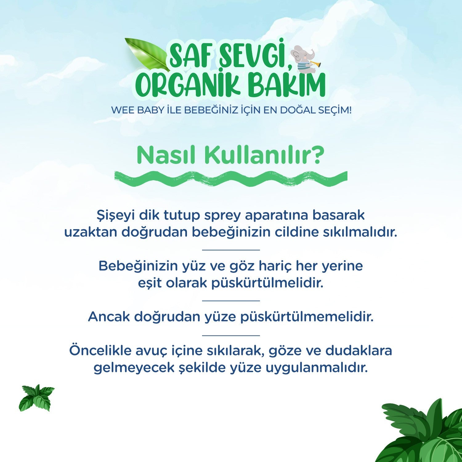 Wee Baby Koruyucu Bebek Spreyi 100 ml