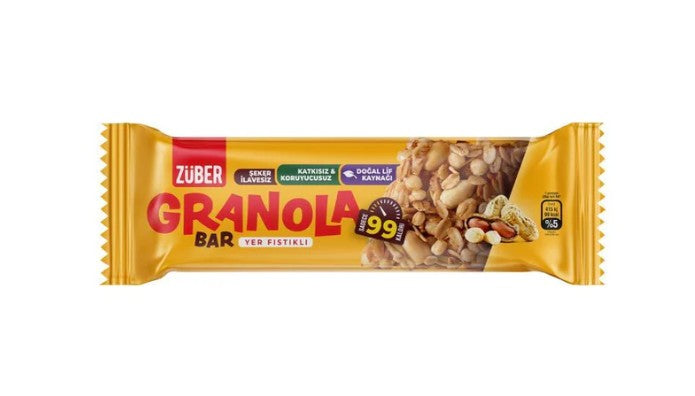 Züber Granola Bar 25 Gr Fıstık